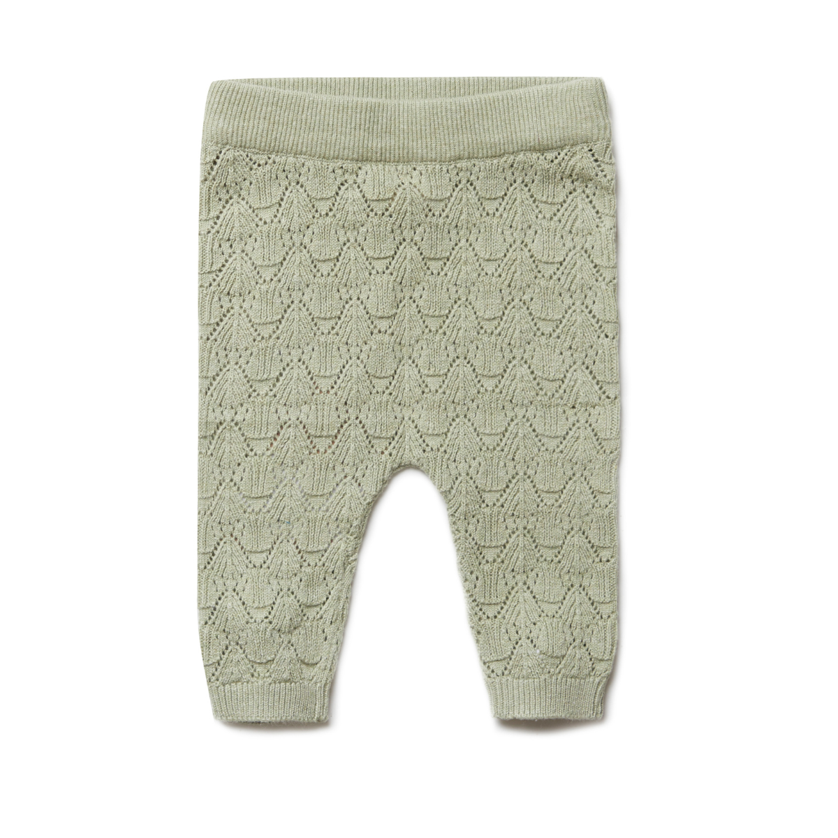 Pantaloni neonato Ajour in Cotone e Seta - Colori vari