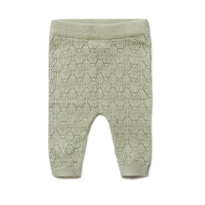 Pantaloni neonato Ajour in Cotone e Seta - Colori vari