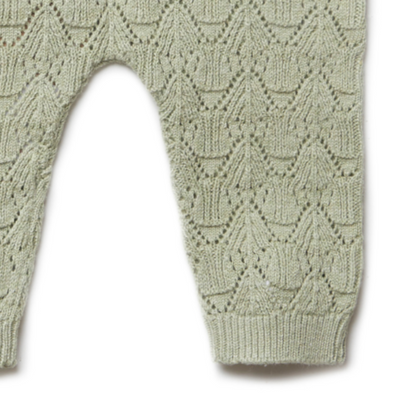 Pantaloni neonato Ajour in Cotone e Seta - Colori vari