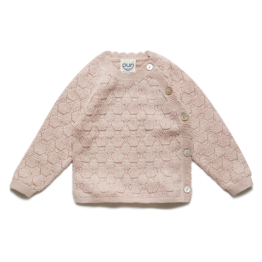 Cardigan kimono in Cotone e Seta ajour - Colori vari