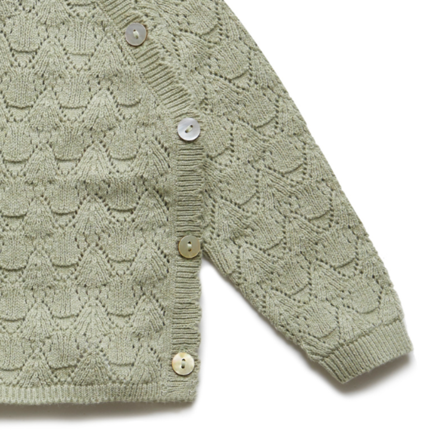 Cardigan kimono in Cotone e Seta ajour - Colori vari