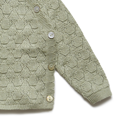 Cardigan kimono in Cotone e Seta ajour - Colori vari