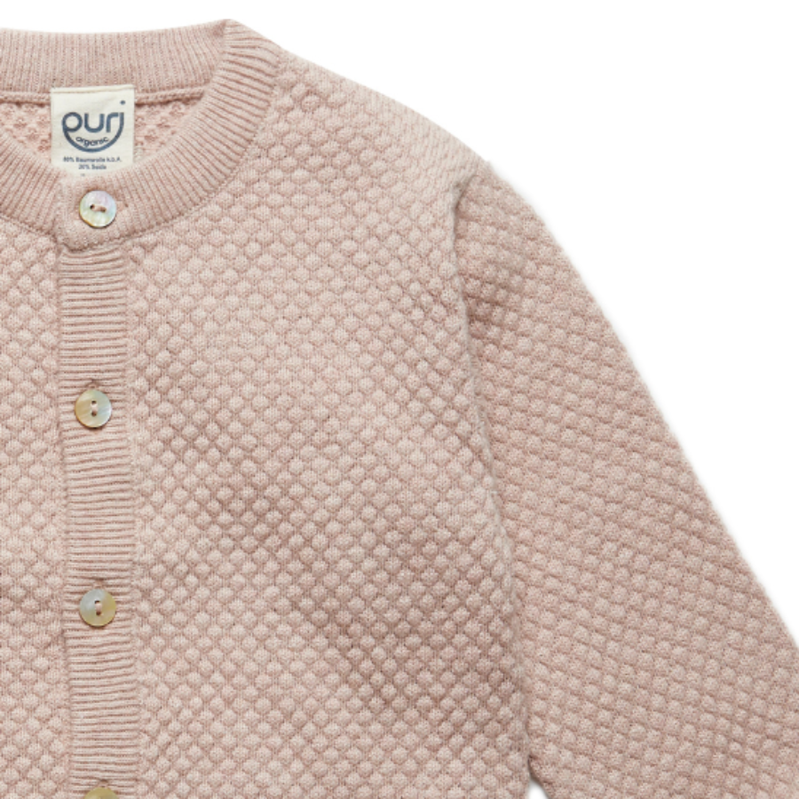 Cardigan in Cotone e Seta PopCorn - Colori vari