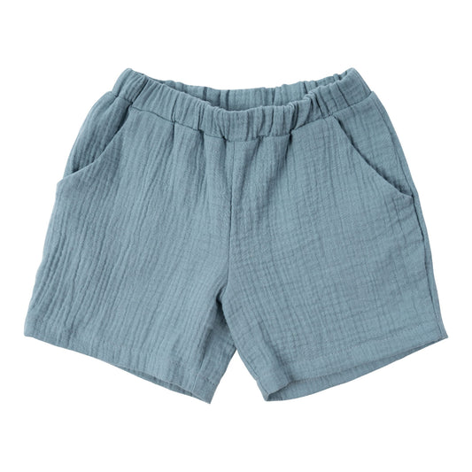 Shorts in Mussola di Cotone Biologico - Carta da Zucchero
