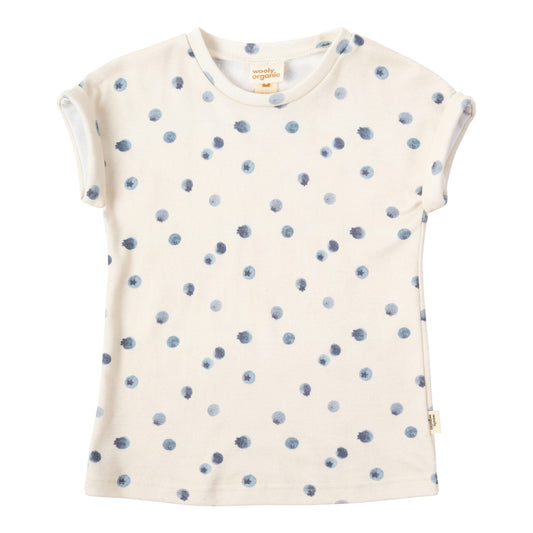 T-shirt in Cotone Biologico - Mirtilli