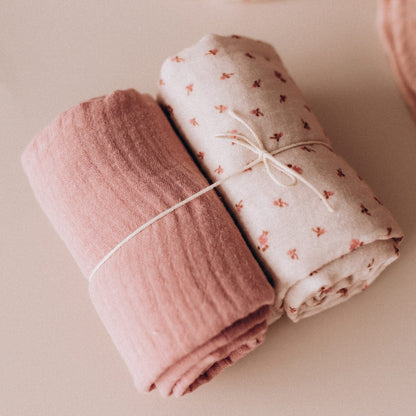 Mussole di Cotone Biologico 2 pz 65x65 cm