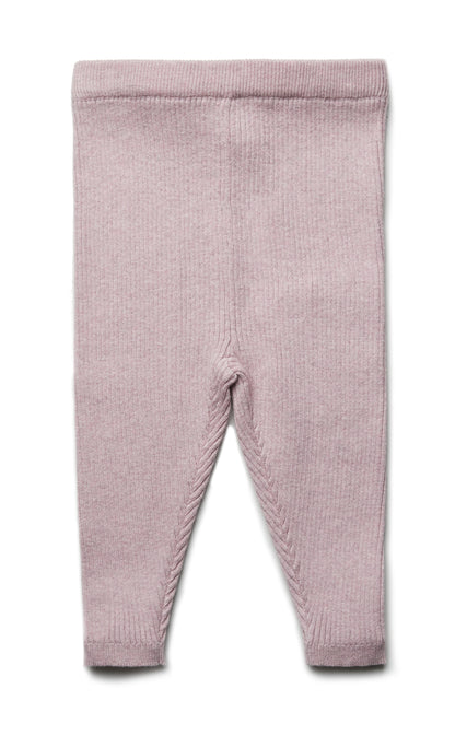 Leggings neonato in Cotone e Lana a costine - Colori vari