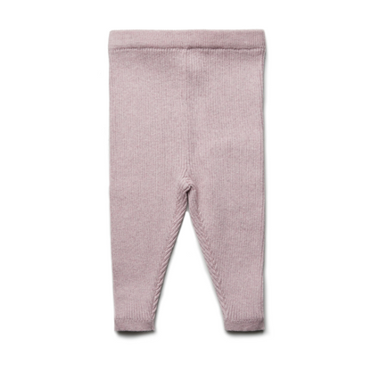 Leggings neonato in Cotone e Lana a costine - Colori vari