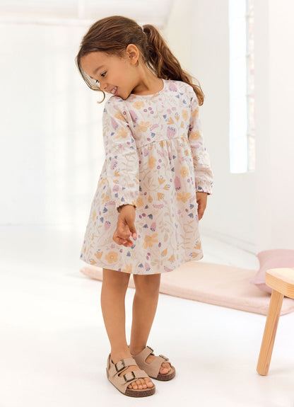 Abito in Cotone Biologico - Fiori