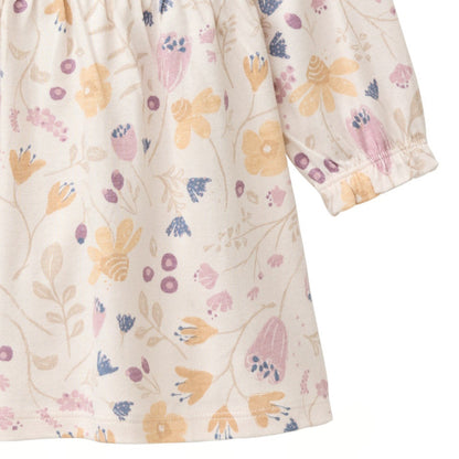 Abito in Cotone Biologico - Fiori