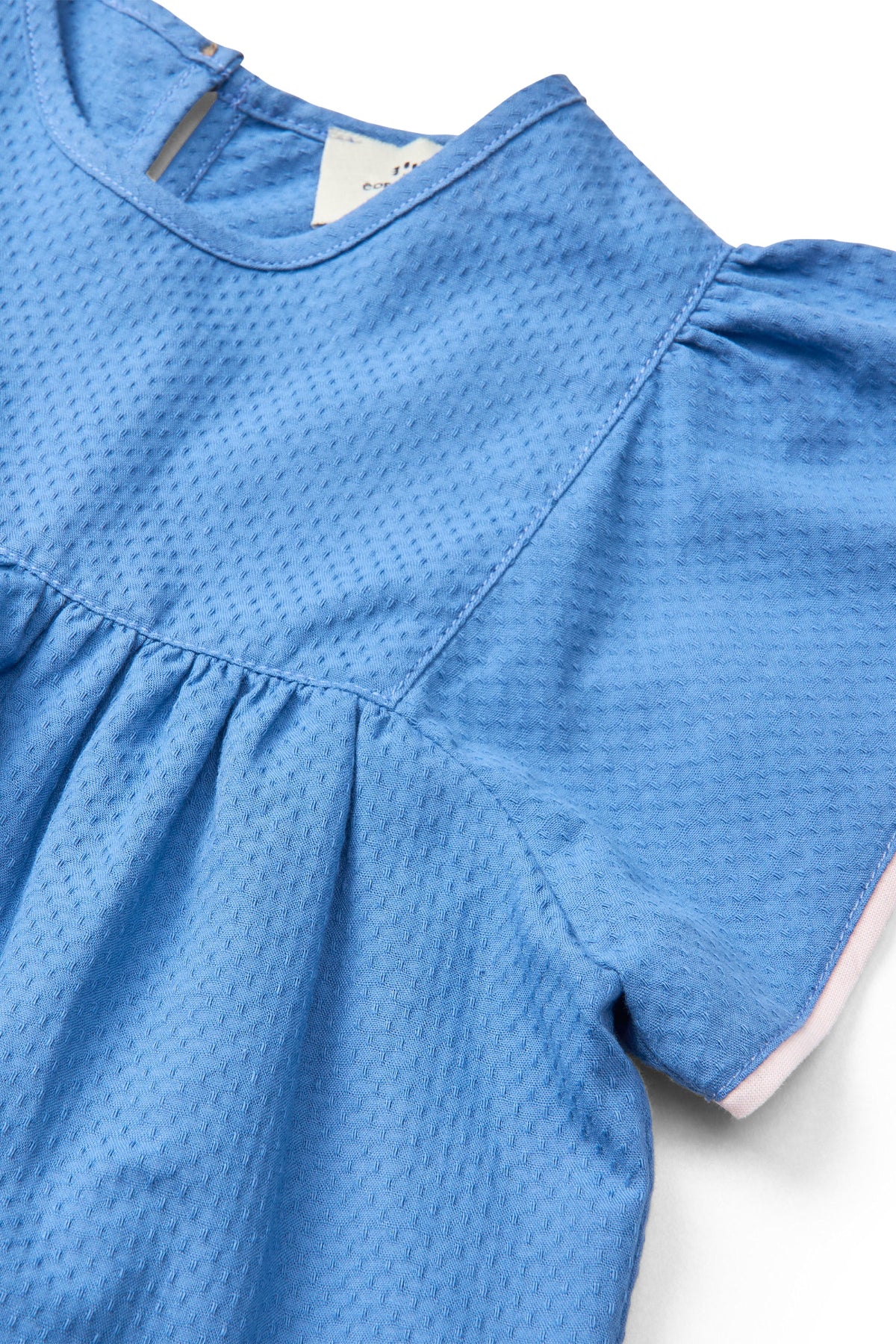 Blusa in Cotone Biologico - Cobalto