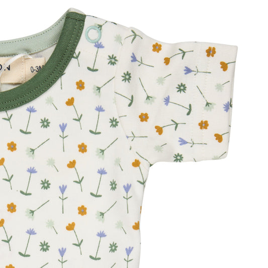 Body in Cotone Biologico - Fiorellini