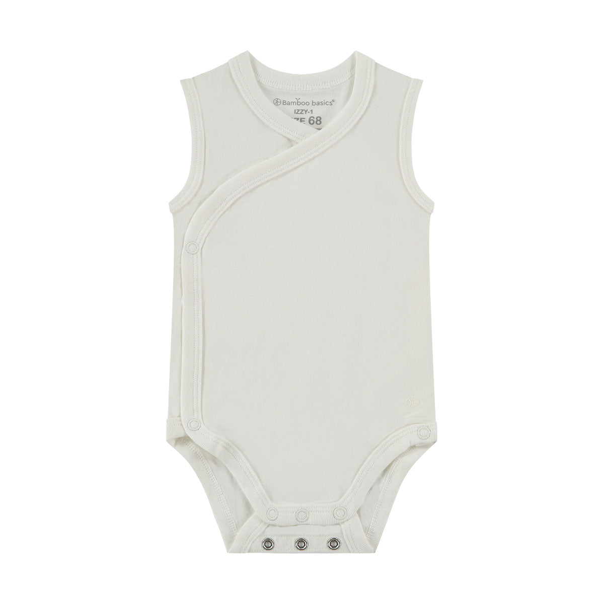 Box 3 pz - Body smanicato in Bamboo e Cotone Bianco/Verde/Blu