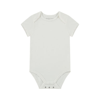 Box 3 pz - Body manica corta in Bamboo e Cotone Bianco/Verde/Blu