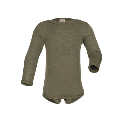 Body manica lunga lana seta - Scollo con bottoni - Colori Vari