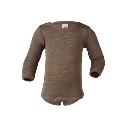 Body manica lunga lana seta - Scollo con bottoni - Colori Vari