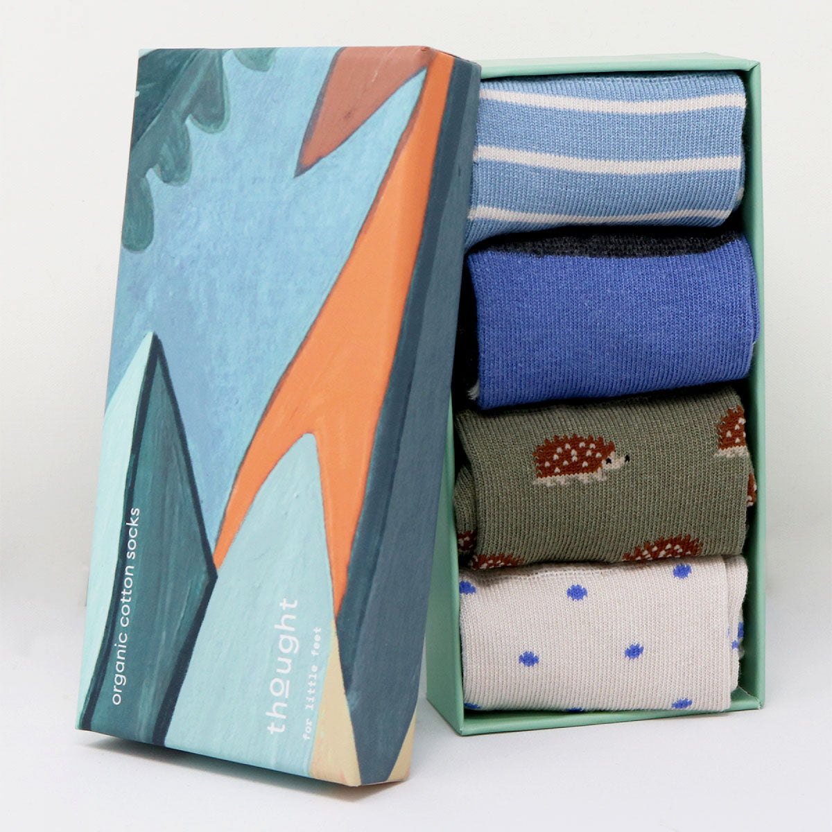 Box 4pz Calzini in bamboo BABY- 12/24 mesi - Ricci