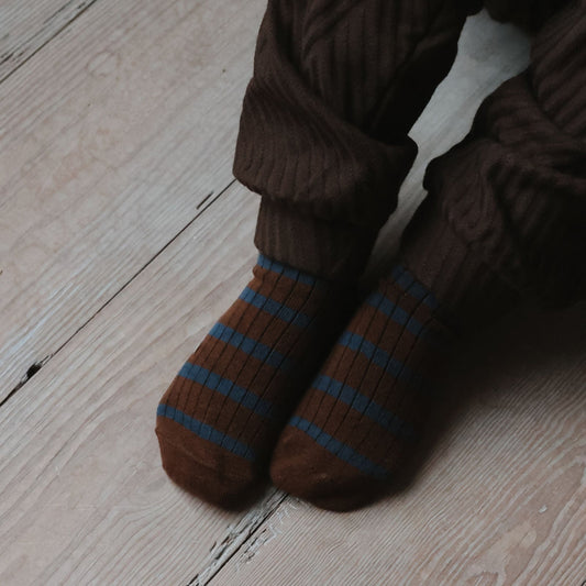Calzini bamboo - Righe multicolor - Colori vari
