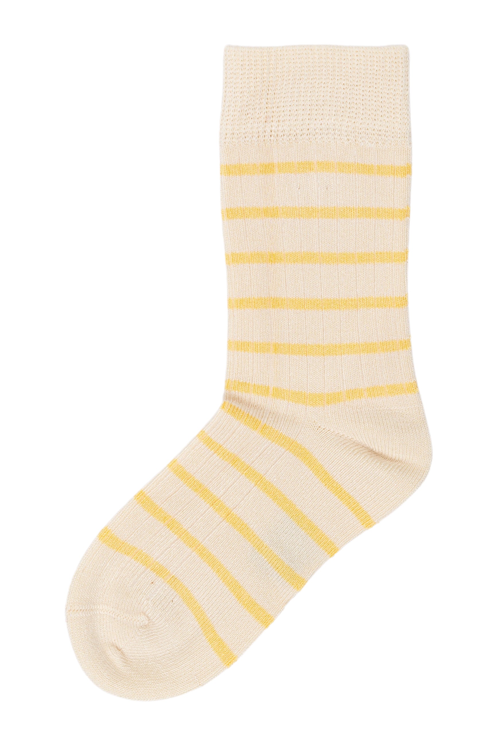 Calzini Donna Puffin In Misto Bambù E Cotone - Motivo Anatre Gialle E Righe, Taglia 36-40 - 3