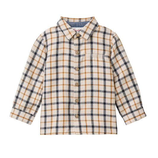 Camicia in flanella di Cotone Biologico - Check