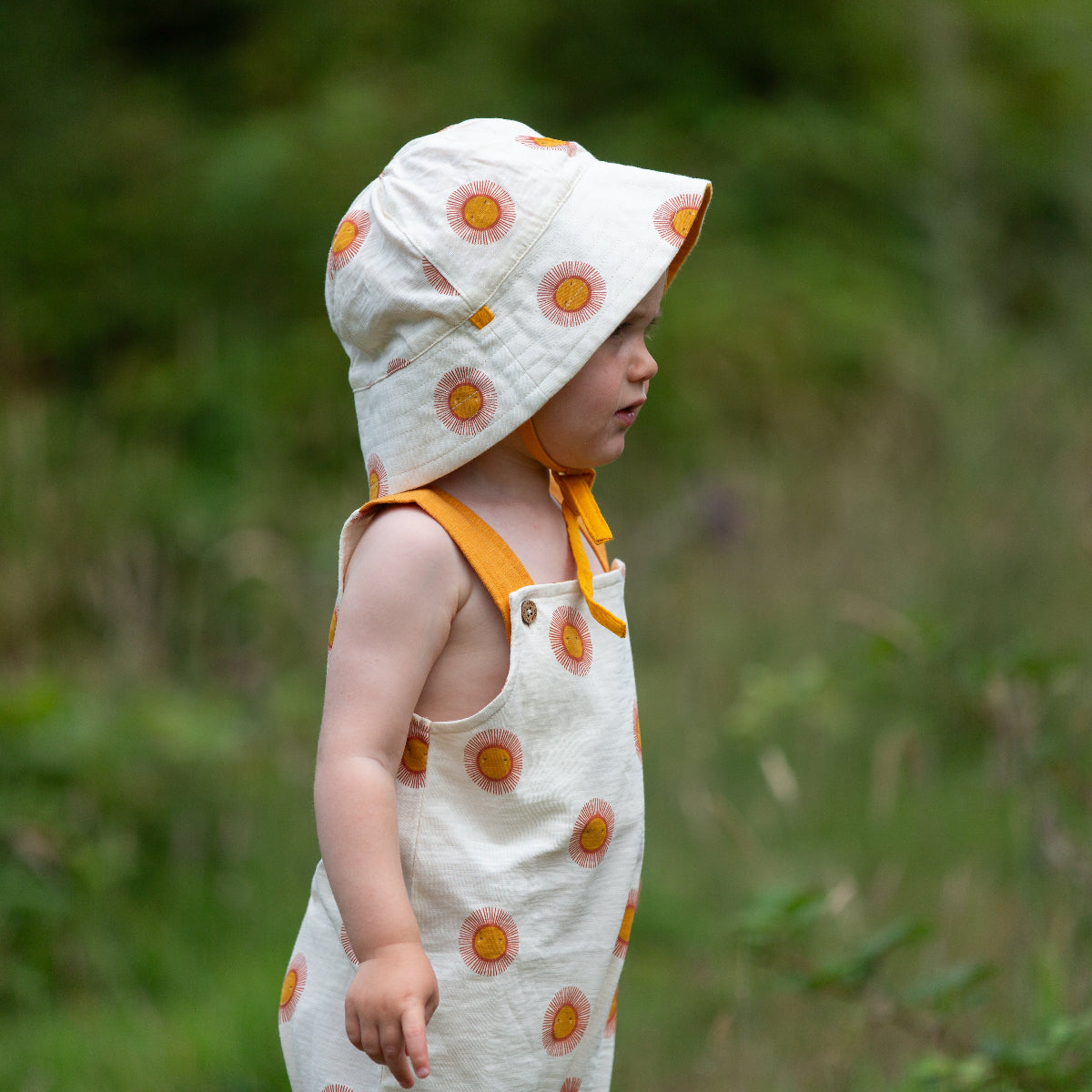 Cappello in Cotone Biologico reversibile - Sole