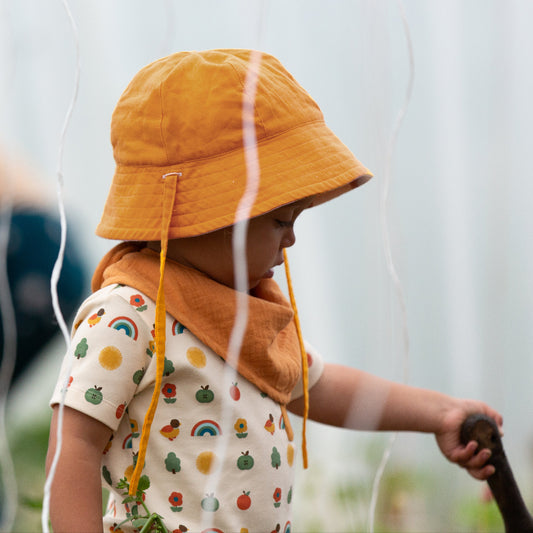Cappello in Cotone Biologico reversibile - Sole