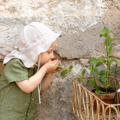 Cappello 100% Lino - Naturale