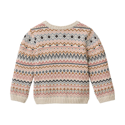 Cardigan in Cotone Biologico - Norvegese