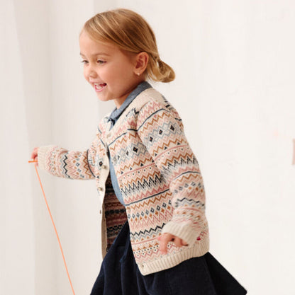 Cardigan in Cotone Biologico - Norvegese