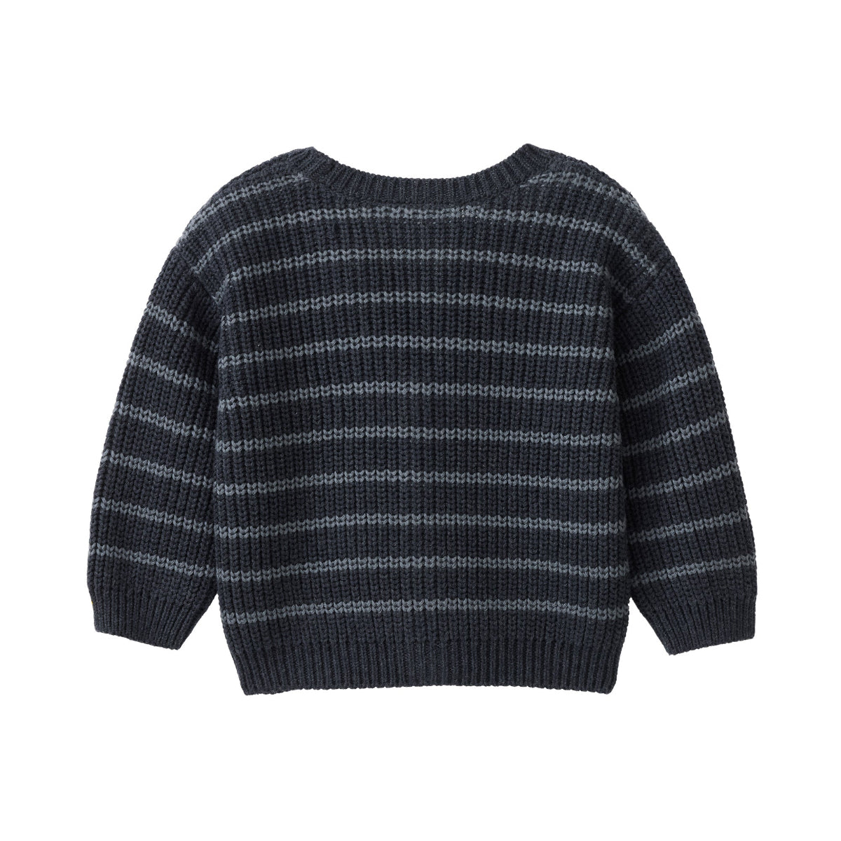 Cardigan in Cotone Biologico - Fumo rigato