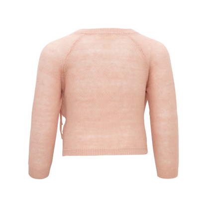 Cardigan kimono 100% Lino - Rosa