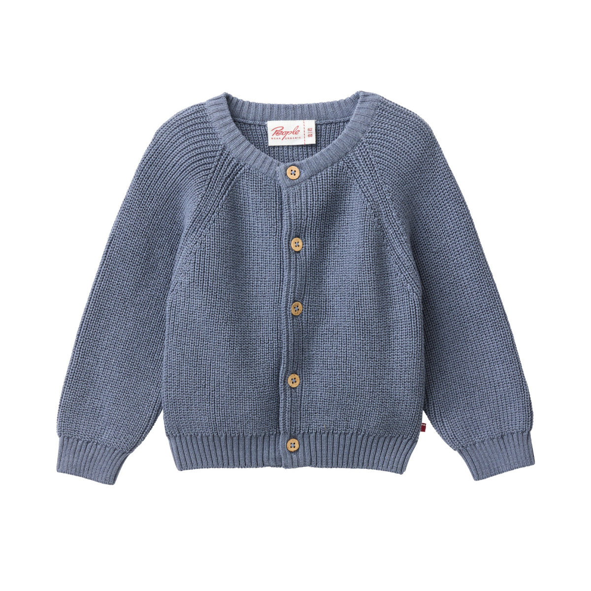 Cardigan in maglia di Cotone Biologico - Oceano