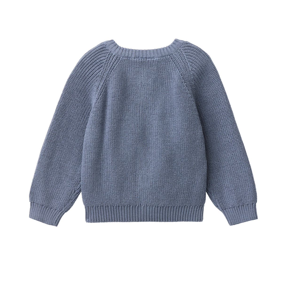 Cardigan in maglia di Cotone Biologico - Oceano