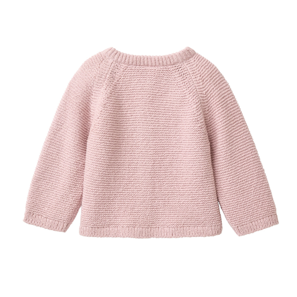 Cardigan in maglia di Cotone Biologico - Malva