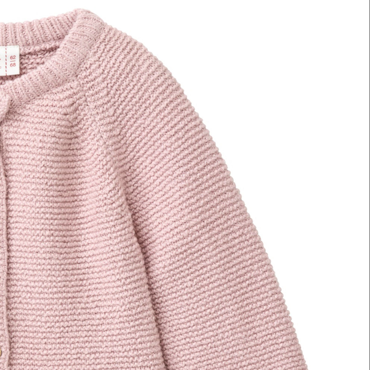 Cardigan in maglia di Cotone Biologico - Malva