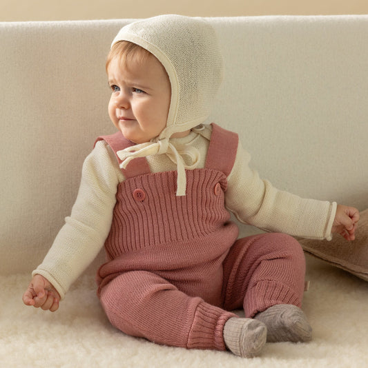 Cuffietta neonato lana merino biologica - Colori vari