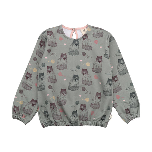 Felpa in Cotone Biologico - Gatti