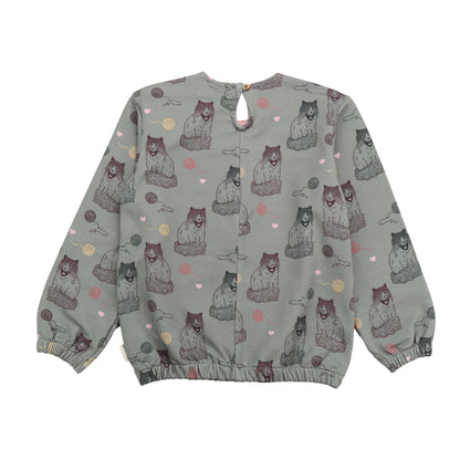 Felpa in Cotone Biologico - Gatti