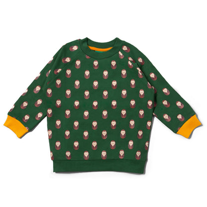 Felpa in Cotone Biologico - Gufi