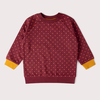 Felpa in Cotone Biologico - Pois