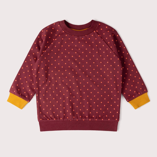 Felpa in Cotone Biologico - Pois
