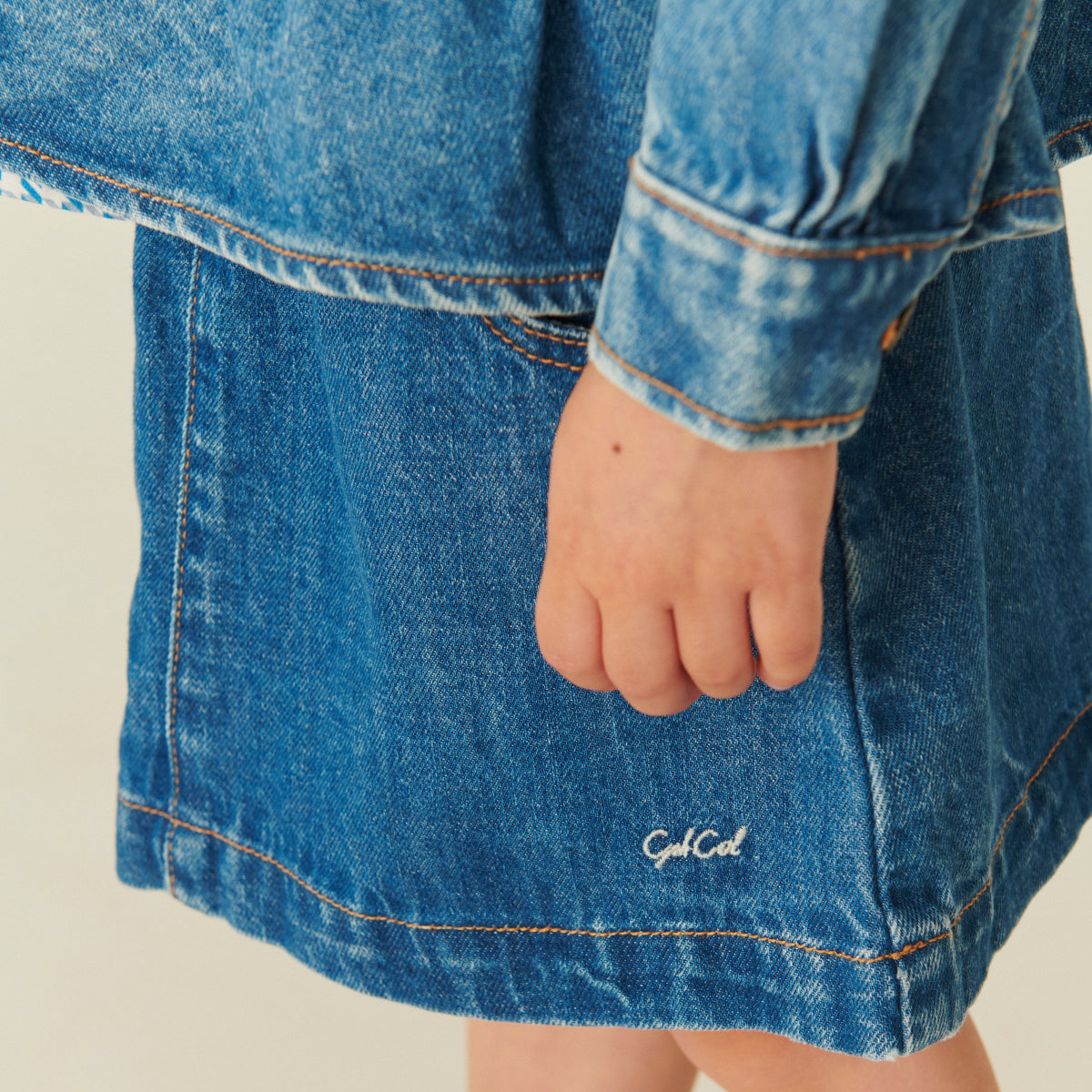Gonna in Denim Biologico