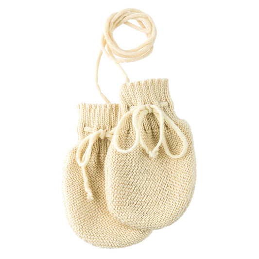 Guantini neonato in lana biologica - Colori vari