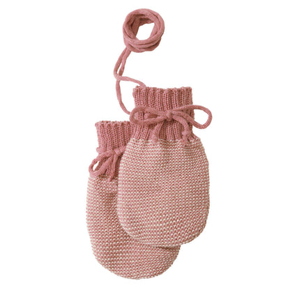 Guantini neonato in lana biologica - Colori vari