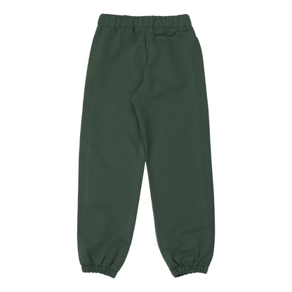 Pantaloni tuta in Cotone Biologico - Verde/Viola