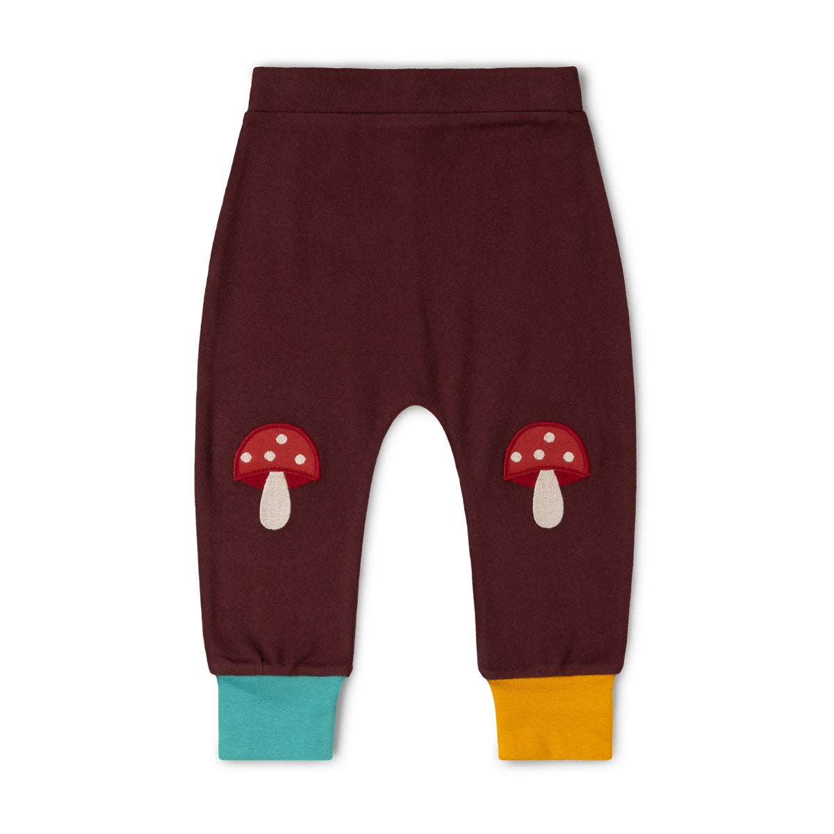 Pantaloni in Cotone Biologico con applicazione - Fungo