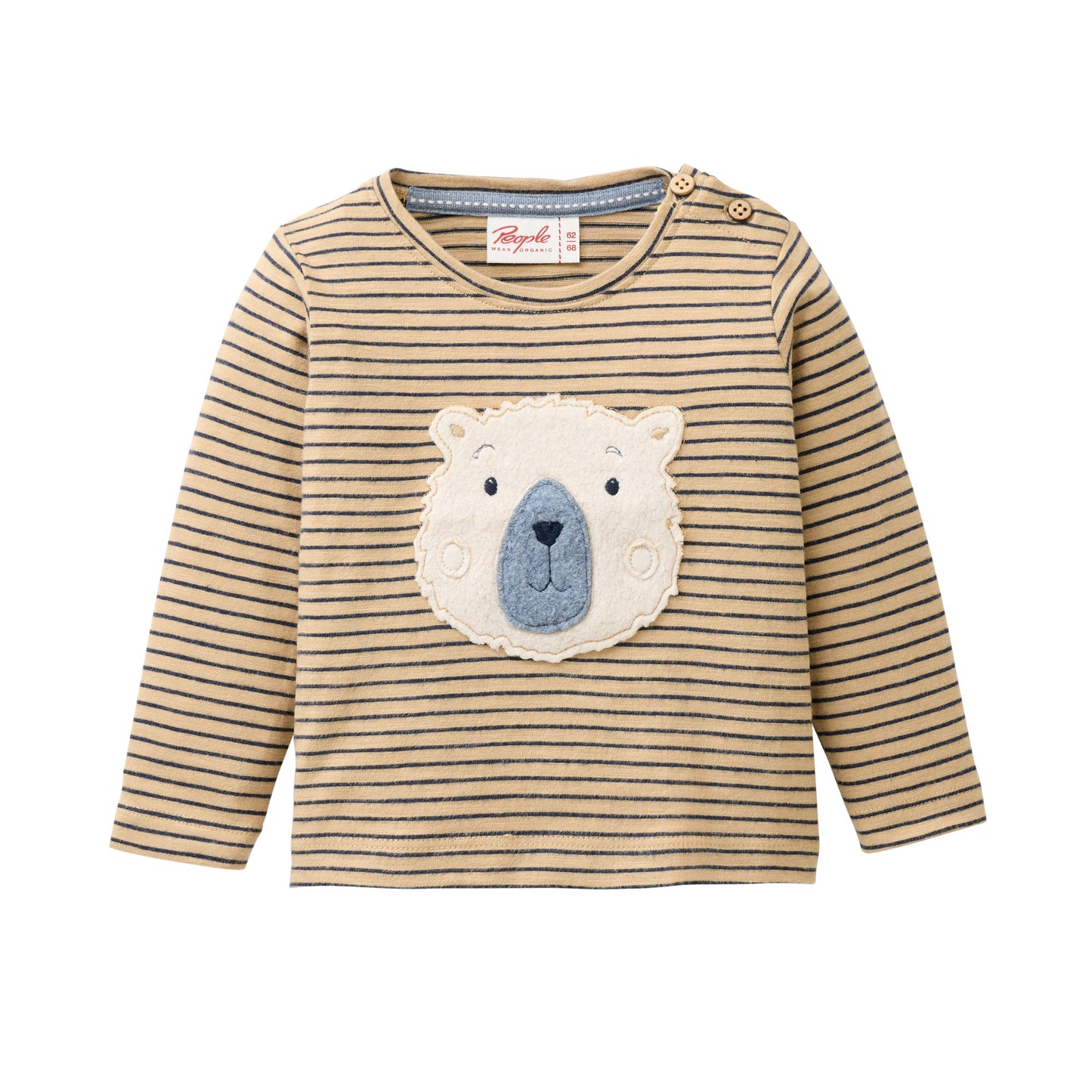 Maglia a manica lunga in Cotone Biologico - Orsetto