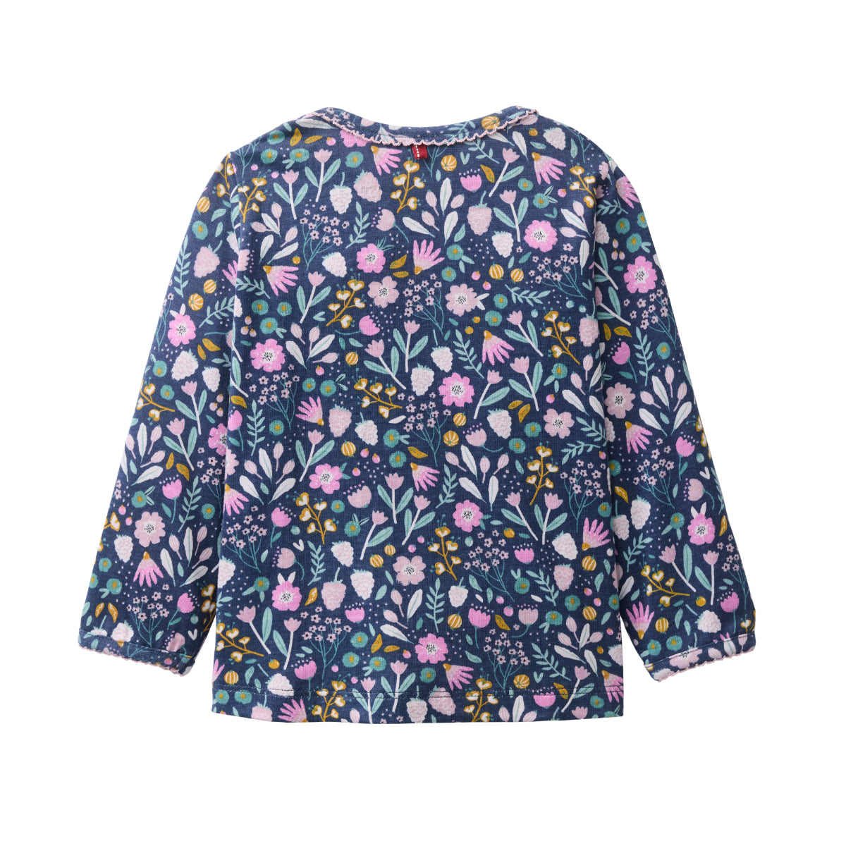 Maglia a manica lunga in cotone biologico - Fiori