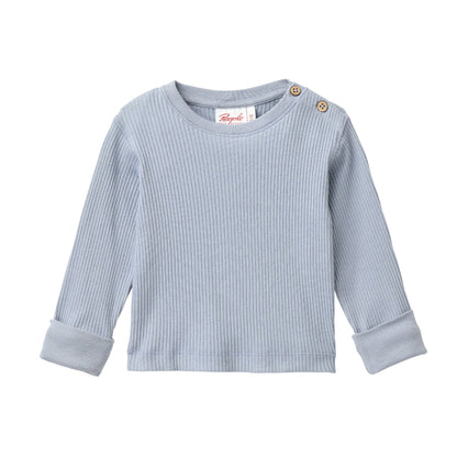 Maglia a costine in Cotone Biologico - Carta da Zucchero