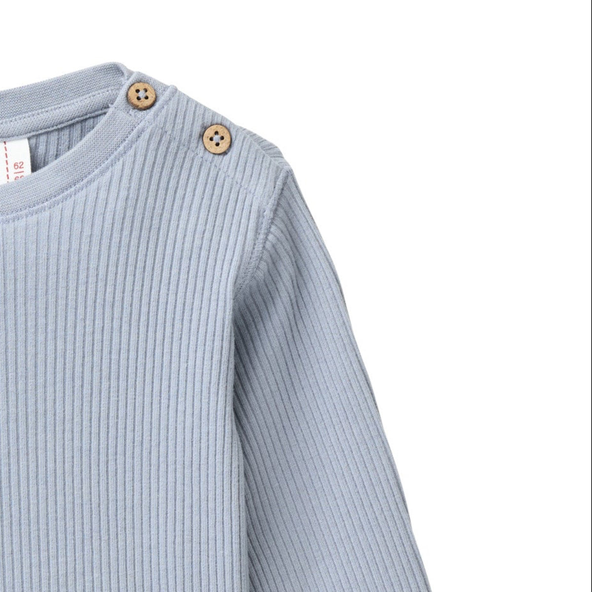 Maglia a costine in Cotone Biologico - Carta da Zucchero